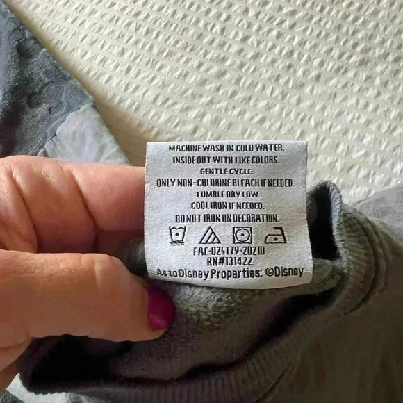 Walt Disney World Fleece Grey Spirit Jersey Size small - Picture 7 of 10